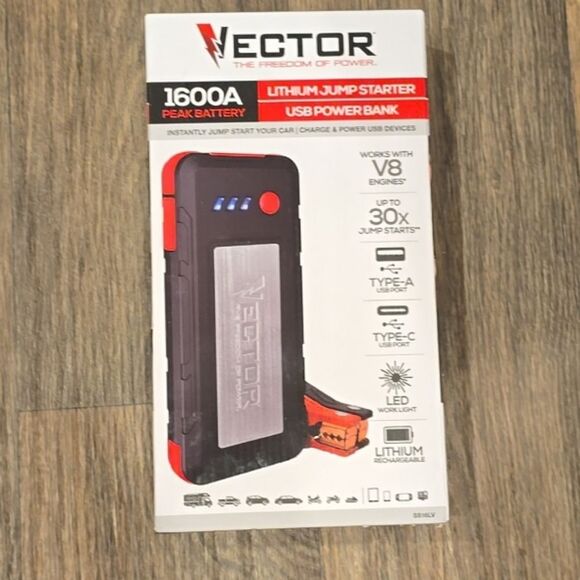 Vector 1600A LithiumvJump Starter USB Power Bank - Picture 16 of 16